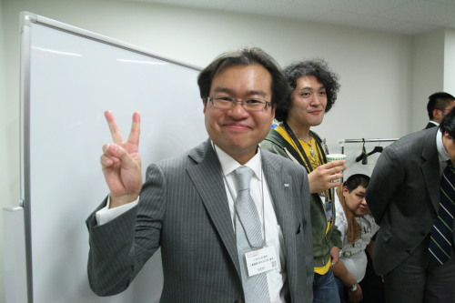 土川理事長の満面の笑み