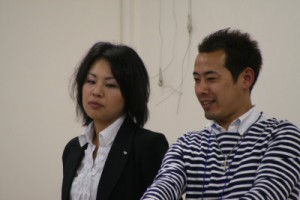 100417坂井田セクと稲葉副委員長 坂井田セクと稲葉副委員長